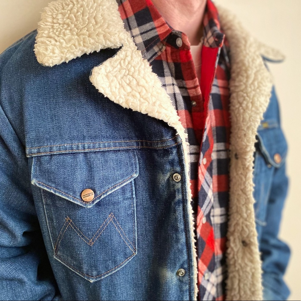 Vintage inspired cotton plaid button up jacket - Picture 2 of 8